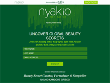 Tablet Screenshot of nyakio.com